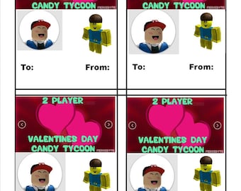 Valentines roblox | Etsy
