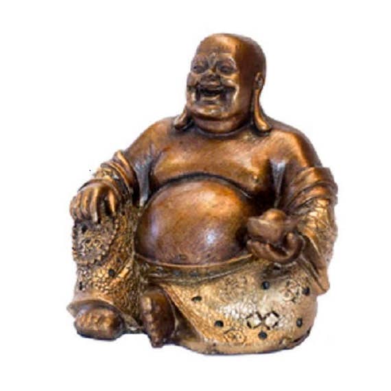 resin laughing buddha statue