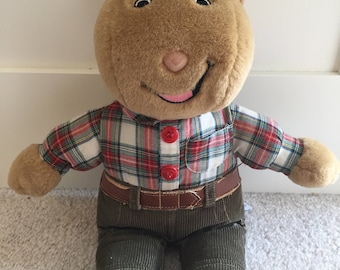 Arthur 1996 plush toy friend brain