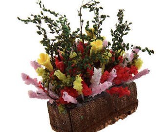 Dollhouse Miniature Multicolor Flowers