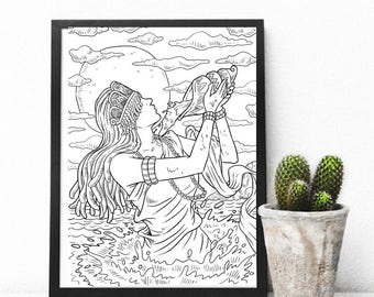 Goddess yemaya | Etsy