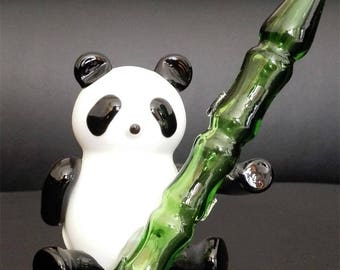 Pristine Pipes "Panda" Glass Smoking Pipe