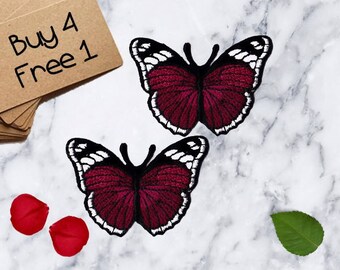 Butterfly Patches Moth Patches Iron On Patch Applique Patches For Jackets