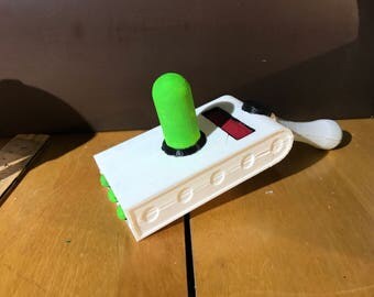Rick & Morty Portal Gun - Paintable