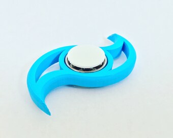 Miniature wave fidget spinner