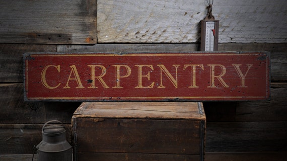 Carpenter Gift Carpentry Sign Custom Carpenter Gift