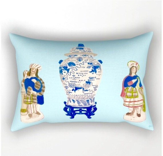 STAFFORDSHIRE & GINGER JAR Pillow