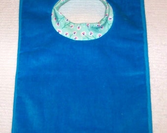 Towel Bib by PETUNIAS - absorbent washable dryable knit baby toddler gift