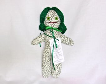 STRESS RELIEF DOLL Shades of Green Dang It or Dammit