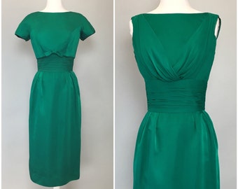 Green cocktail dress | Etsy