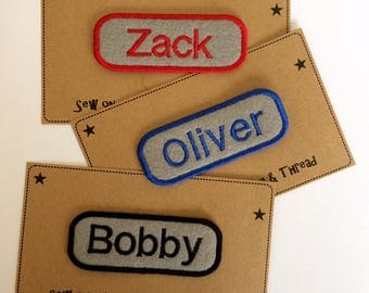 Sew on Name Patches - Made to Order