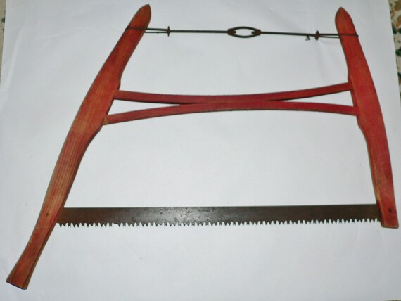 Asian Female Martial Arts Vintage Crosscut Saw