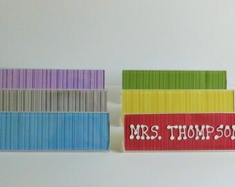 Desk Name Plate Personalized for Secretary, Administrator, Receptionist, Teacher, School Nurse, Prinicpal, Guidance Counselor, Office Decor