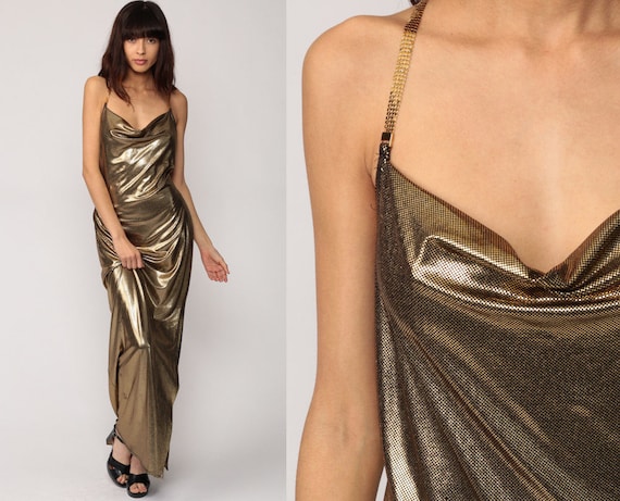 Metallic Gold Dress
