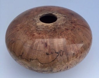 Spalted maple burl hollow form