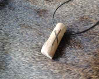 Viking Nauthiz Rune Oak Pendant