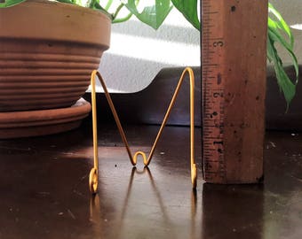 20 pk Large GOLD MINI Stand Easel Holder FOR 5" x 7" Table Name Holders Photo Card Art Holder Place Card Business Card Promotion Display