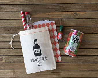 Hangover Kits - Bachelor Party Favor Bags - Hangover Kit Bags - Bachelorette Party Favors - Bachelorette Hangover Kit bags - Bachelorette