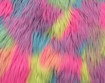 60 Wide Shag Faux Fur Fabric