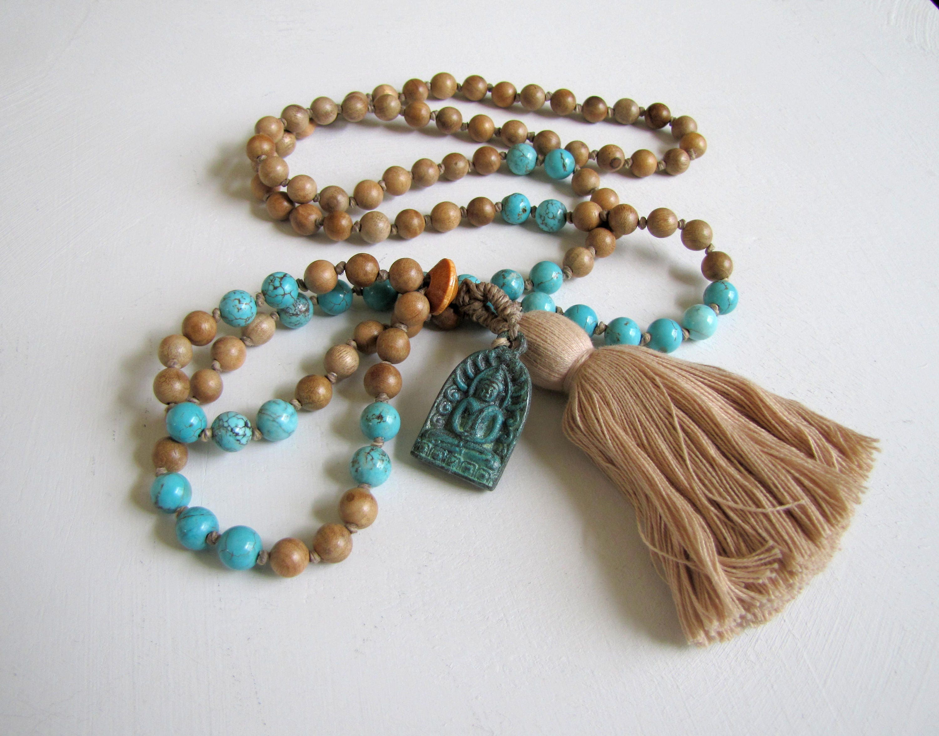 Mala Necklace Mala Tassel Necklace Mala Bead Necklace Mala