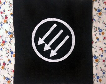 ANTIFA PATCH screenprinted and sadly extremely appropriate here in 2017