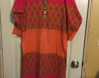 orange and fuschia kameez European size 44 US size 34