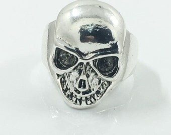skull ring, stainless steel