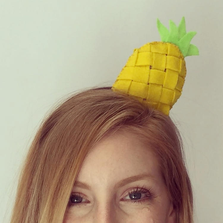 Womens headband Pineapple headband Unique headbands Hair