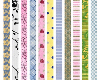 Printable washi tape | Etsy