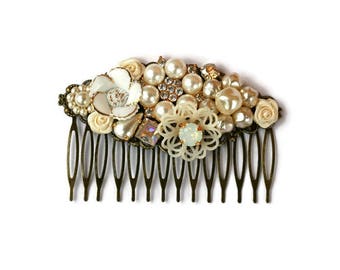 Sparkling Bridal Hair Comb, Wedding Hair Comb, Collage Hair Comb, Bridal Hair Comb,