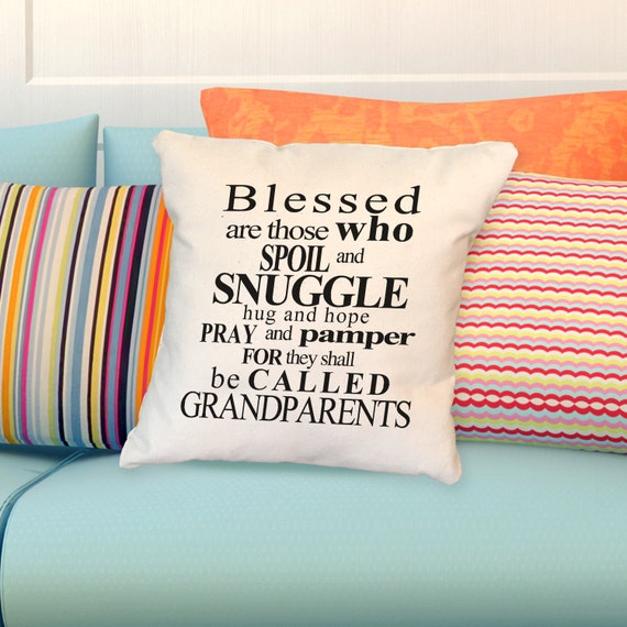 Pillow: GRANDPARENTS BLESSED