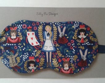 Wonderland Riffle Paper Co Sleep Mask, Cotton and Steel