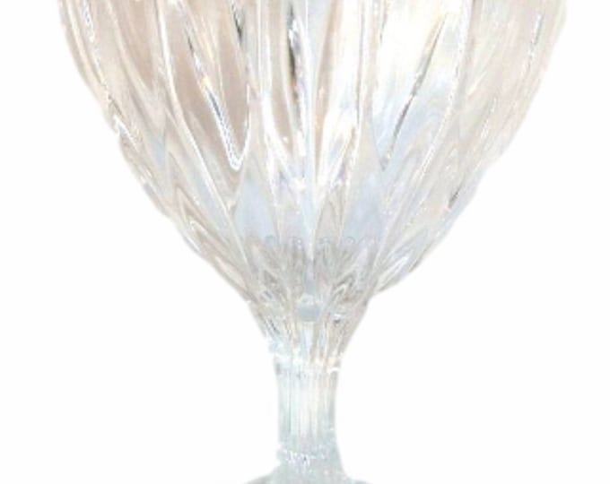Mikasa Park Lane Crystal Glass Water Goblet, Thanksgiving Tableware, Christmas Crystal