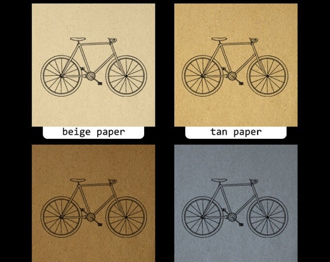 Digital Graphic Antique Bicycle Image Bike Outline Download Printable Vintage Clip Art Jpg Png Eps HQ 300dpi No.3474