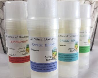 All Natural Deodorant, Aluminum free, Solid Deodorant in Dial Up Tube, Organic