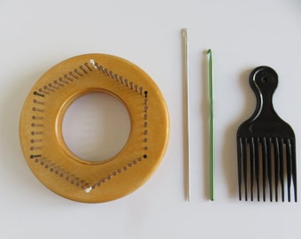 TURTLE Loom™ - Continuous Strand Weaving on a Hexagon Pin Loom