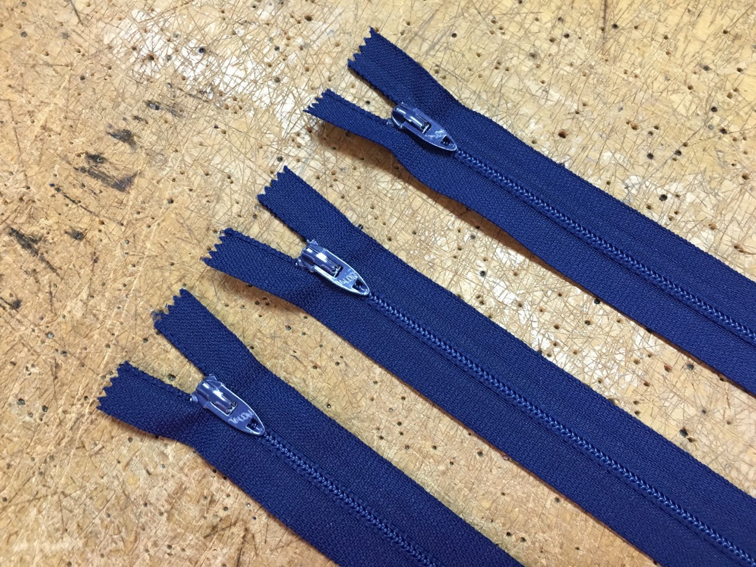 50 Zippers Bulk Wholesale color Navy from SupremeFabrics on Etsy Studio