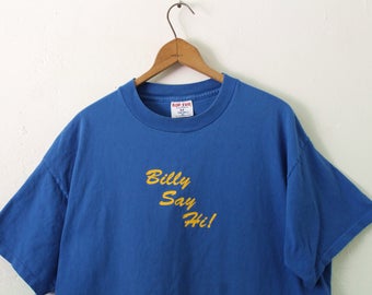 XLARGE Vintage 1990s Billy Says Hi! Billy Says Bye! Graphic T-Shirt
