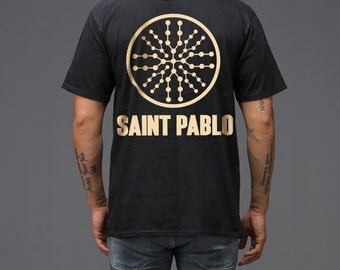 Kanye West Tour yeezy yeezus Black Saint Pablo Tour T-Shirt New 2016 2017