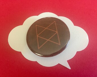 TAZ bureau of balance pin | the adventure zone button