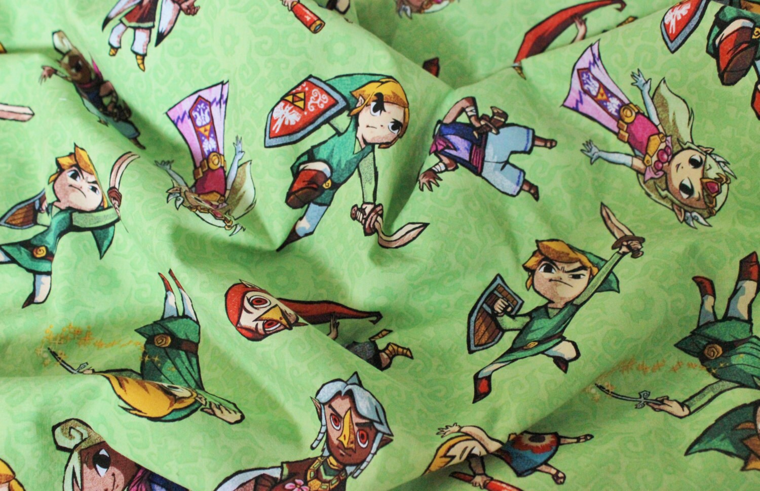 Legend of Zelda Green Minky Baby Blanket Legend of Zelda Baby