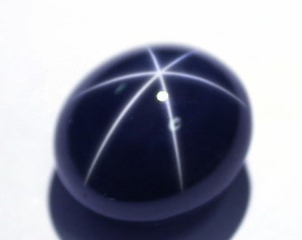 7.28 ct Genuine Blue Star Sapphire 6 Ray AAA Gem Type Natural 100 % Gem Zodiac