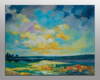 Abstract Painting, Abstract Canvas Painting, Wall Art, Oil Painting Original, Contemporary Art, Large Abstract Art, Landscape Painting