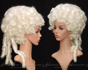 Marie Antoinette wig Platinum-blond / / Rococo wig / / Rococo wig Platinum / / historical wig / / curly wig Platinum