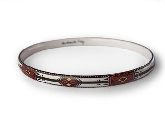 Bracelet Large Type Jonc émaillé Signé MICHAELA FREY – Occasion En Bon état
