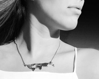 World Map Necklace,World Necklace,Continents Necklace,Country Necklace,State Necklace,Travel Necklace,Personalized Jewelry, World TRAV
