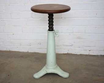Industrial Machinists Stool By Singer Circa 1930's