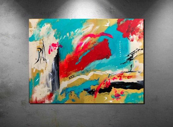 Abstract art, Acrylic paintings, large art painting, wall art canvas, large original painting