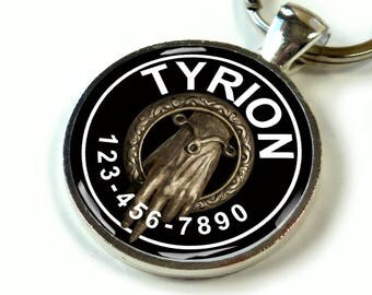pet tags custom pet id tag unique pet id tag dog tag cat tag game of thrones king's hand