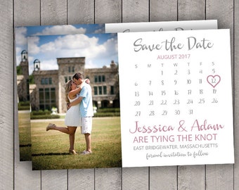Save-The-Date Magnet, Save the Date, Invitaiton, Save the Date Card, Save the Date Calendar